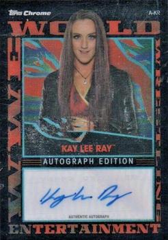 2021 Topps Chrome Slam Attax WWE - Autographs #A-KR Kay Lee Ray Front