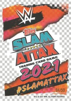 2021 Topps Chrome Slam Attax WWE - Autographs #A-N Naomi Back