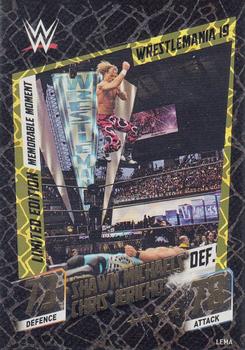 2015 Topps Slam Attax WWE: Then Now & Forever - Limited Editions #LE-MA Shawn Michaels def. Chris Jericho Front