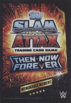 2015 Topps Slam Attax WWE: Then Now & Forever - Limited Editions #LE-TC Brock Lesnar def. The Rock Back