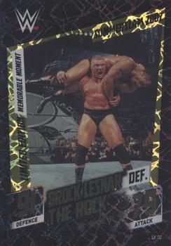 2015 Topps Slam Attax WWE: Then Now & Forever - Limited Editions #LE-TC Brock Lesnar def. The Rock Front