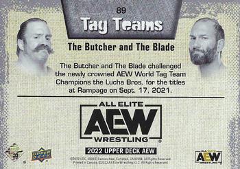 2022 Upper Deck AEW #89 The Butcher / The Blade Back