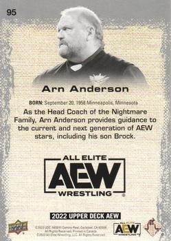 2022 Upper Deck AEW #95 Arn Anderson Back