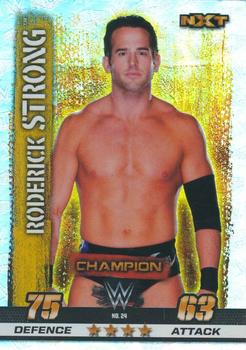 2017 Topps Slam Attax WWE 10th Edition - Indian Foil Variant #24 Roderick Strong Front