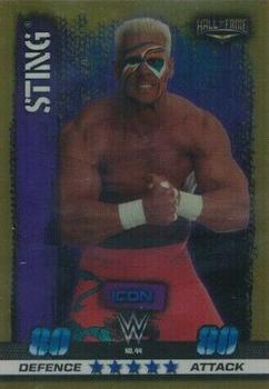 2017 Topps Slam Attax WWE 10th Edition - Indian Foil Variant #44 Sting Front