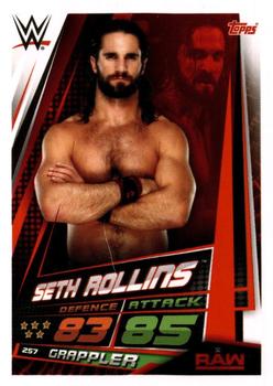 2019 Topps Slam Attax Universe WWE - Indian Variant #257 Seth Rollins Front