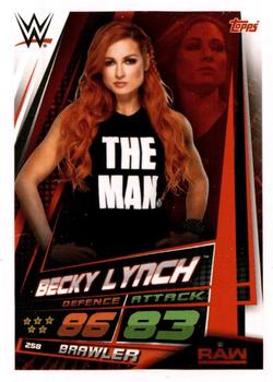 2019 Topps Slam Attax Universe WWE - Indian Variant #258 Becky Lynch Front