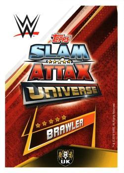 2019 Topps Slam Attax Universe WWE - Indian Variant #263 Pete Dunne Back