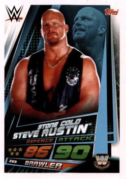 2019 Topps Slam Attax Universe WWE - Indian Variant #269 Stone Cold Steve Austin Front