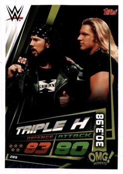 2019 Topps Slam Attax Universe WWE - Indian Variant #289 Triple H Front