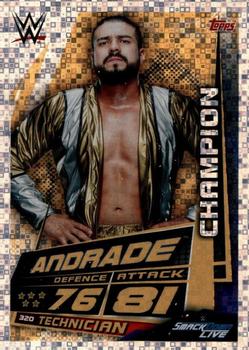 2019 Topps Slam Attax Universe WWE - Indian Variant #320 Andrade Front