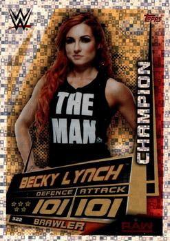 2019 Topps Slam Attax Universe WWE - Indian Variant #322 Becky Lynch Front