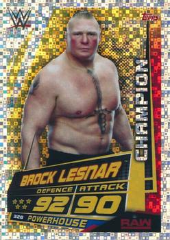 2019 Topps Slam Attax Universe WWE - Indian Variant #326 Brock Lesnar Front