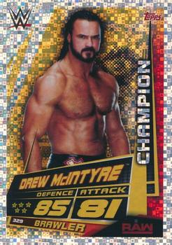 2019 Topps Slam Attax Universe WWE - Indian Variant #329 Drew McIntyre Front