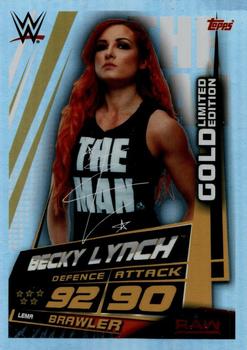 2019 Topps Slam Attax Universe WWE - Indian Variant #LEMA Becky Lynch Front