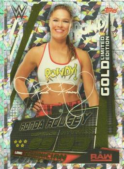 2019 Topps Slam Attax Universe WWE - Limited Edition #LEMG Ronda Rousey Front