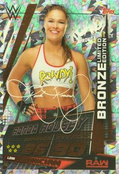 2019 Topps Slam Attax Universe WWE - Limited Edition #LEMI Ronda Rousey Front
