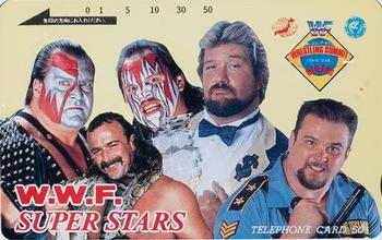 1990 NTT Wrestling Summit Phone Cards #NNO WWF Super Stars Front