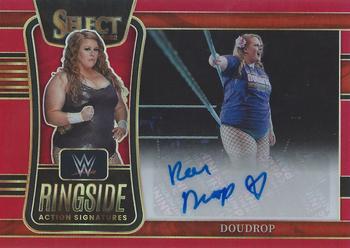 2022 Panini Select WWE - Ringside Action Signatures Red Prizms #RA-DDR Doudrop Front