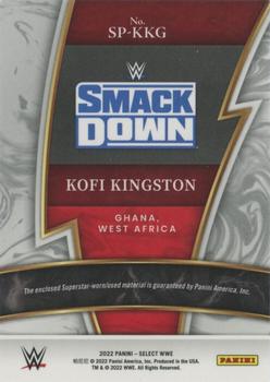 2022 Panini Select WWE - Sparks #SP-KKG Kofi Kingston Back