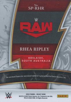 2022 Panini Select WWE - Sparks #SP-RHR Rhea Ripley Back
