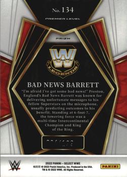 2022 Panini Select WWE - Blue Prizms #134 Bad News Barrett Back