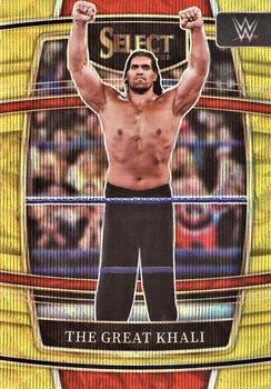 2022 Panini Select WWE - Gold Wave Prizms #29 The Great Khali Front
