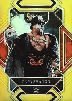 2022 Panini Select WWE - Gold Prizms #355 Papa Shango Front
