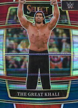 2022 Panini Select WWE - Red and Blue Prizms #29 The Great Khali Front