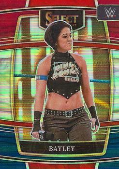 2022 Panini Select WWE - Red and Blue Prizms #80 Bayley Front