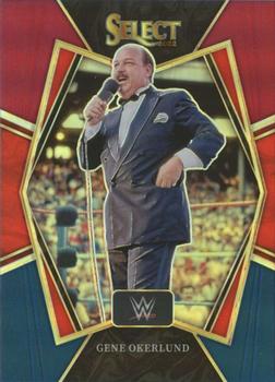2022 Panini Select WWE - Red and Blue Prizms #123 Gene Okerlund Front