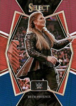2022 Panini Select WWE - Red and Blue Prizms #187 Beth Phoenix Front