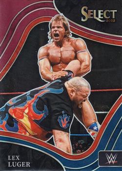 2022 Panini Select WWE - Red and Blue Prizms #300 Lex Luger Front