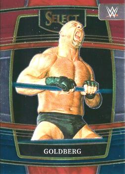 2022 Panini Select WWE - Red and Blue #19 Goldberg Front