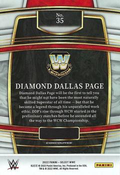 2022 Panini Select WWE - Red and Blue #35 Diamond Dallas Page Back