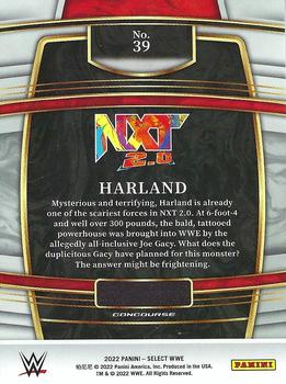 2022 Panini Select WWE - Red and Blue #39 Harland Back