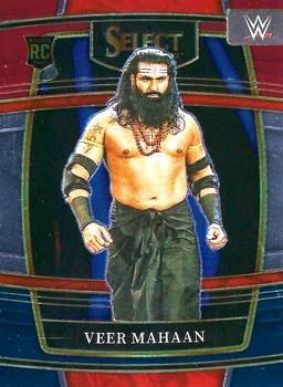 2022 Panini Select WWE - Red and Blue #60 Veer Mahaan Front