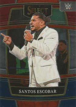 2022 Panini Select WWE - Red and Blue #76 Santos Escobar Front