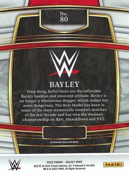 2022 Panini Select WWE - Red and Blue #80 Bayley Back