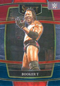 2022 Panini Select WWE - Red and Blue #93 Booker T Front