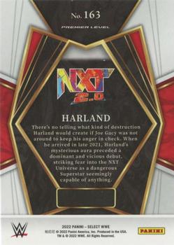 2022 Panini Select WWE - Red and Blue #163 Harland Back