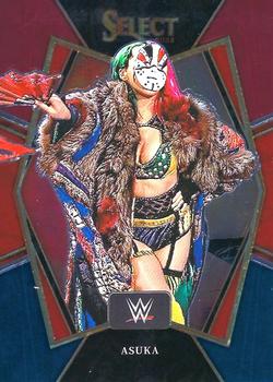 2022 Panini Select WWE - Red and Blue #167 Asuka Front