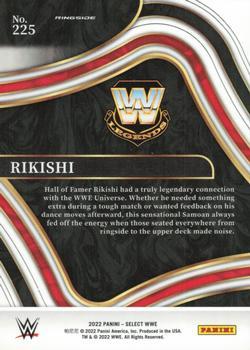 2022 Panini Select WWE - Red and Blue #225 Rikishi Back