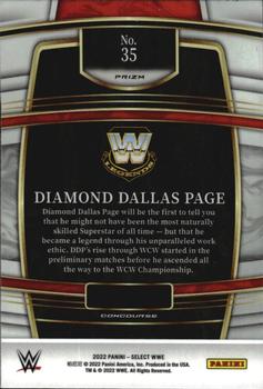 2022 Panini Select WWE - Scope Prizms #35 Diamond Dallas Page Back