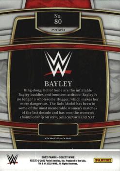 2022 Panini Select WWE - Scope Prizms #80 Bayley Back