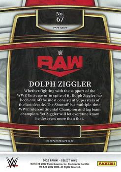 2022 Panini Select WWE - Silver Prizms #67 Dolph Ziggler Back