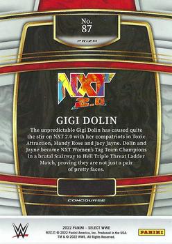 2022 Panini Select WWE - Silver Prizms #87 Gigi Dolin Back