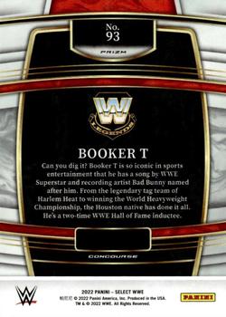 2022 Panini Select WWE - Silver Prizms #93 Booker T Back