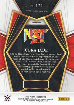 2022 Panini Select WWE - Silver Prizms #121 Cora Jade Back