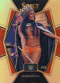 2022 Panini Select WWE - Silver Prizms #158 Queen Zelina Front
